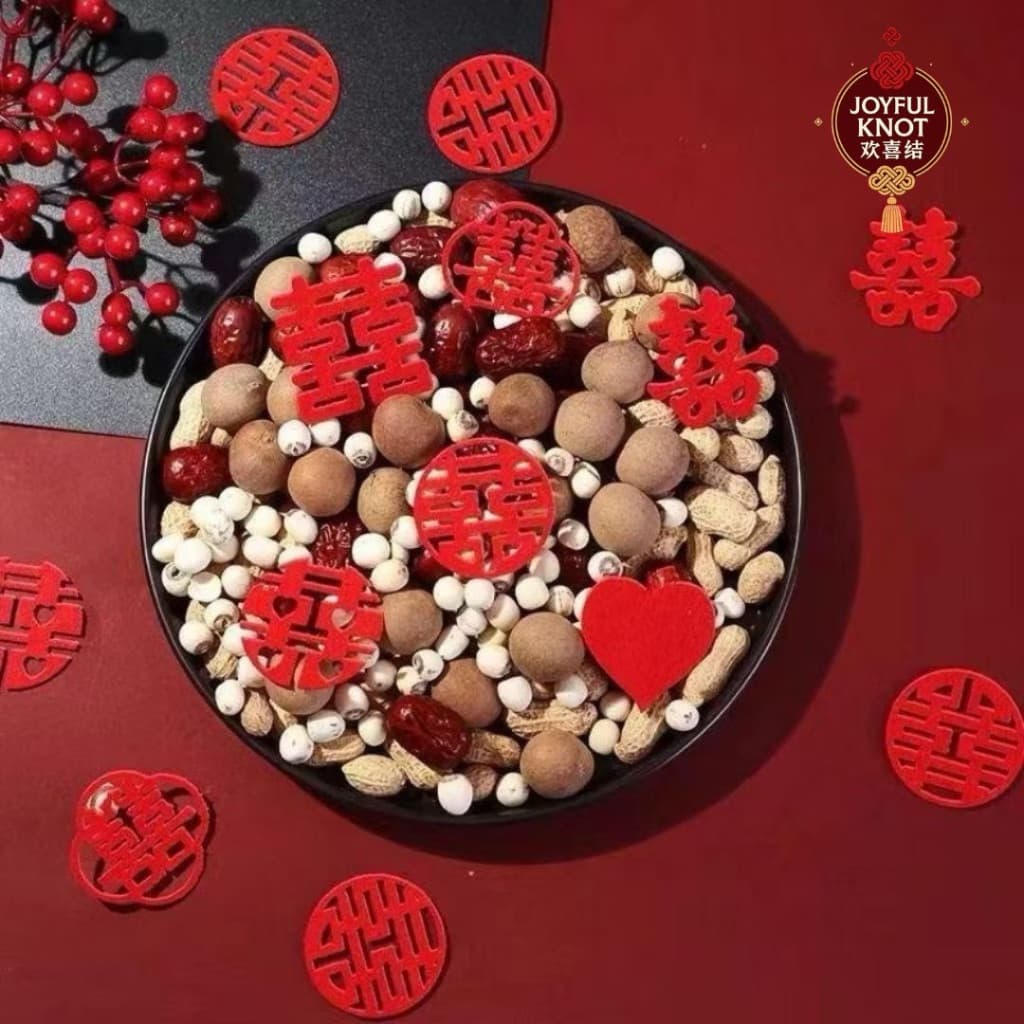 [SG READY STOCK] [30pcs] Chinese Wedding Double Happiness 囍 Mini Hand Throw | Guo Da Li Decoration 手撒迷你小喜字 – view 7