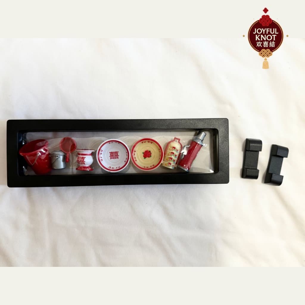 [SG READY STOCK] Mini Chinese Wedding Descendant Pail & Prosperity Set | 子孙桶聚宝盆 for Guo Da Li Betrothal & Dowry Gifts – view 4