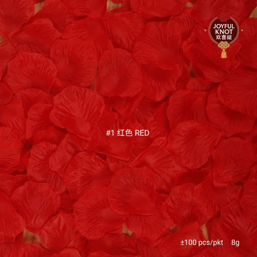 [SG READY STOCK] Artificial Rose Petal | Fake Flower Petals For Proposal ROM Flowers Wedding Party 结婚仿真玫瑰花瓣 布置花瓣 – view 4