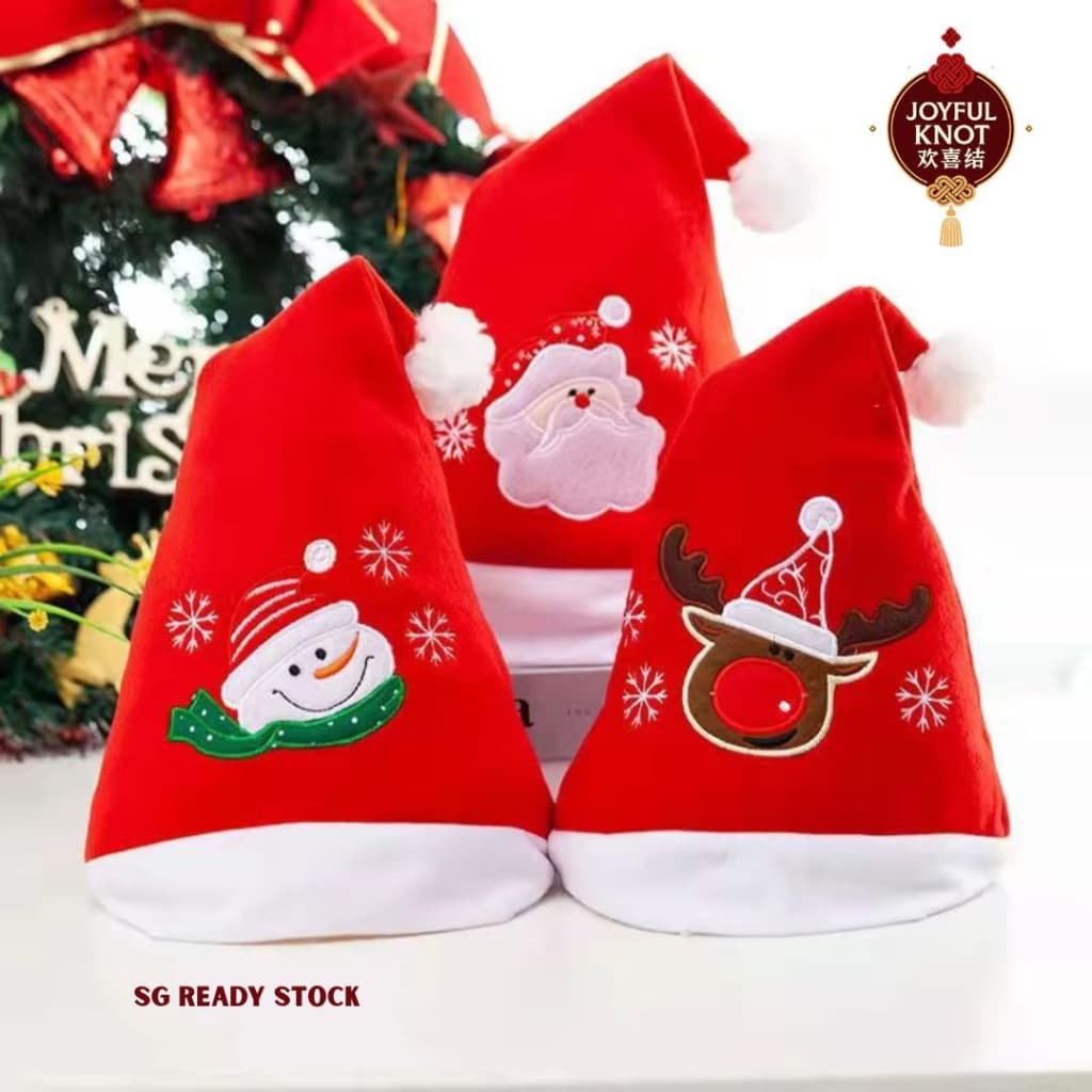 Santa Hat Christmas Hat for Adults | Party Accessories | Reindeer Hat | Unicorn Hat for Xmas 圣诞老人小鹿雪人帽 – view 2