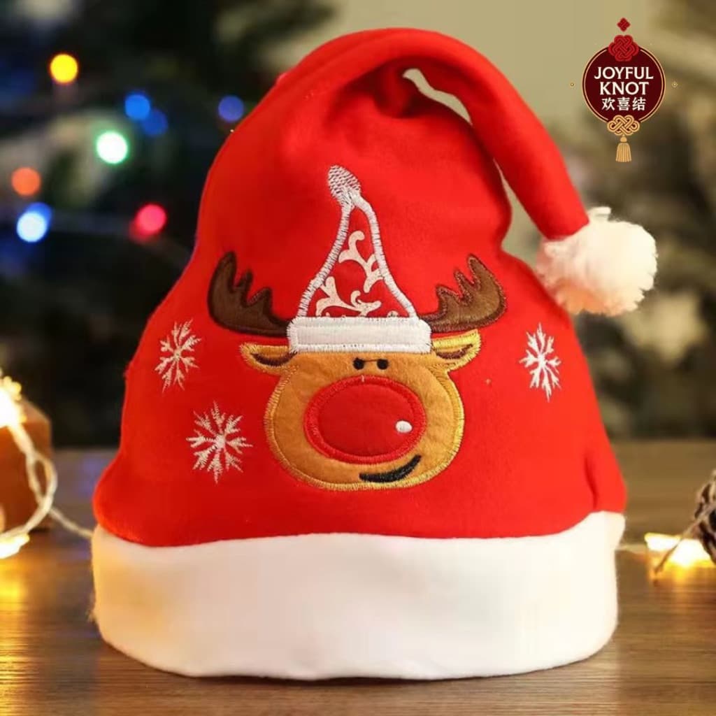 Santa Hat Christmas Hat for Adults | Party Accessories | Reindeer Hat | Unicorn Hat for Xmas 圣诞老人小鹿雪人帽 – view 3