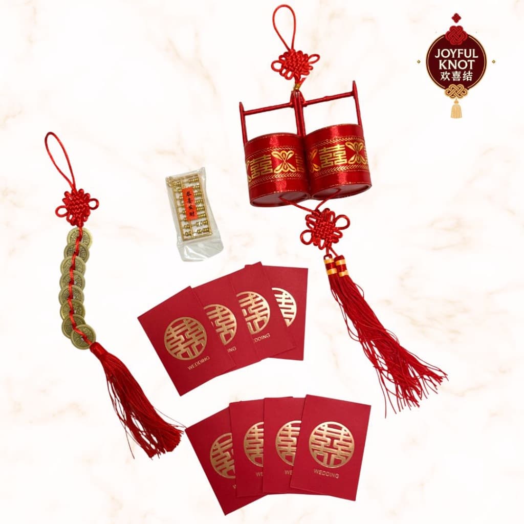 [SG READY STOCK] Chinese Wedding An Chuang Bed Setting | An Chuang Ceremony Bedding Kit 安床套组 – view 2