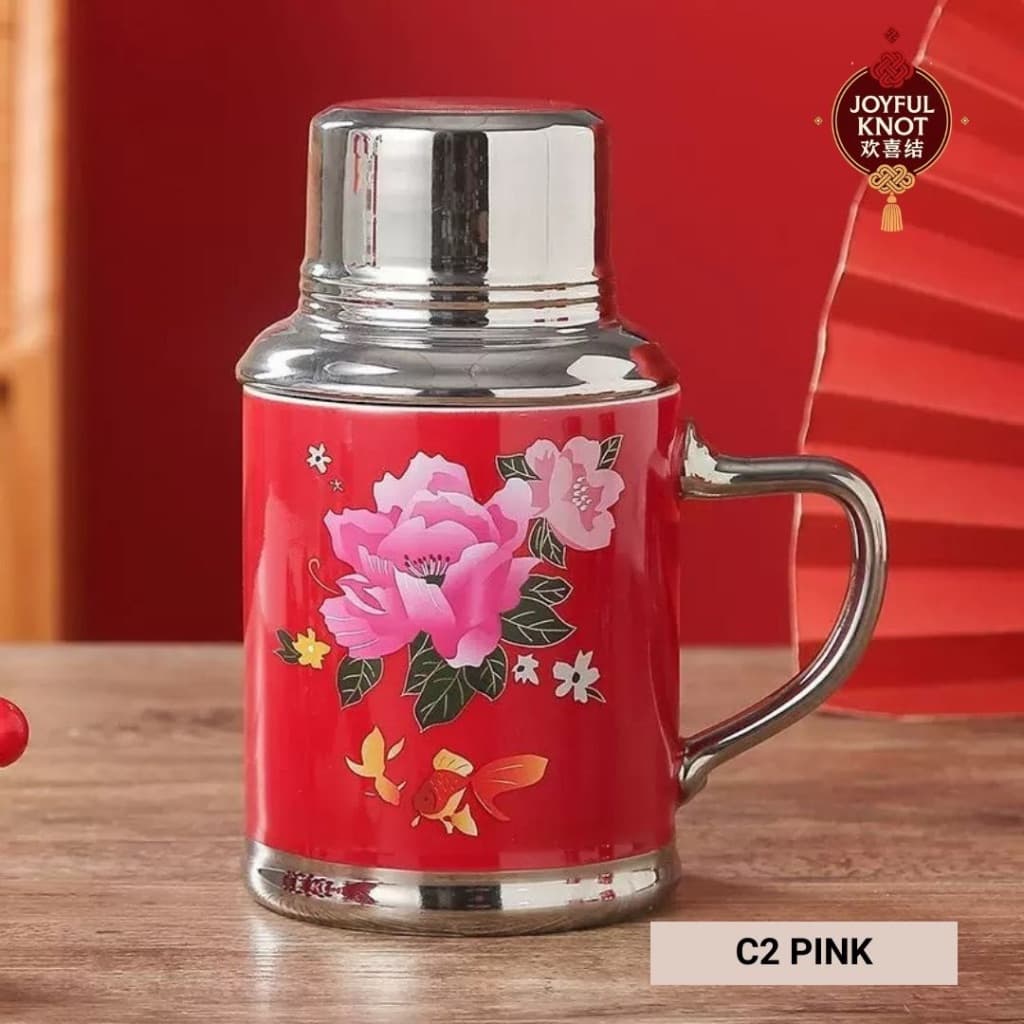 [SG READY STOCK] Vintage Chinese Style Ceramic Mug | Retro Office Coffee Cup | Wedding Door Gift 复古老式怀旧办公杯陶瓷 – view 3